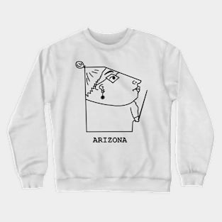 Arizona Upside Down Crewneck Sweatshirt